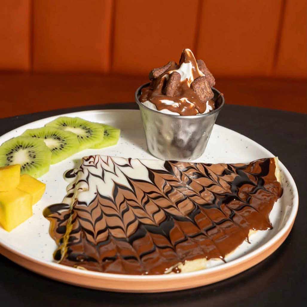 Triple Chocolate Crepe